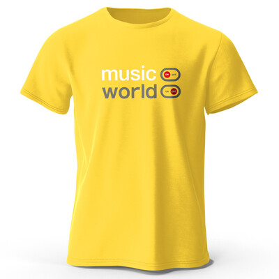 Vīriešu mūzikas pasaule ar apdruku T-krekls 100% kokvilna, lielizmēra klasiski smieklīgi grafiski T-krekli vīriešiem Sieviešu vasaras topi