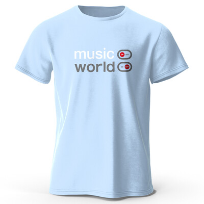 Vīriešu mūzikas pasaule ar apdruku T-krekls 100% kokvilna, lielizmēra klasiski smieklīgi grafiski T-krekli vīriešiem Sieviešu vasaras topi