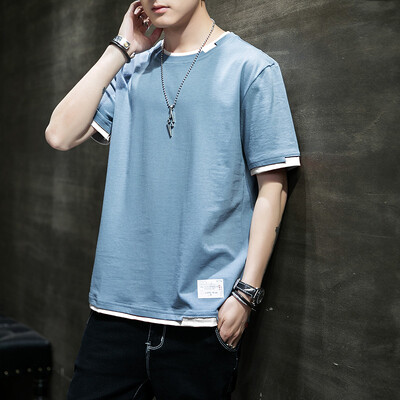 FGKKS 2024 vabaaja T-särk meestele Puhtast puuvillast hingav moodne lühikeste varrukatega kõrge kvaliteediga disainiga vabaaja T-särk meestele