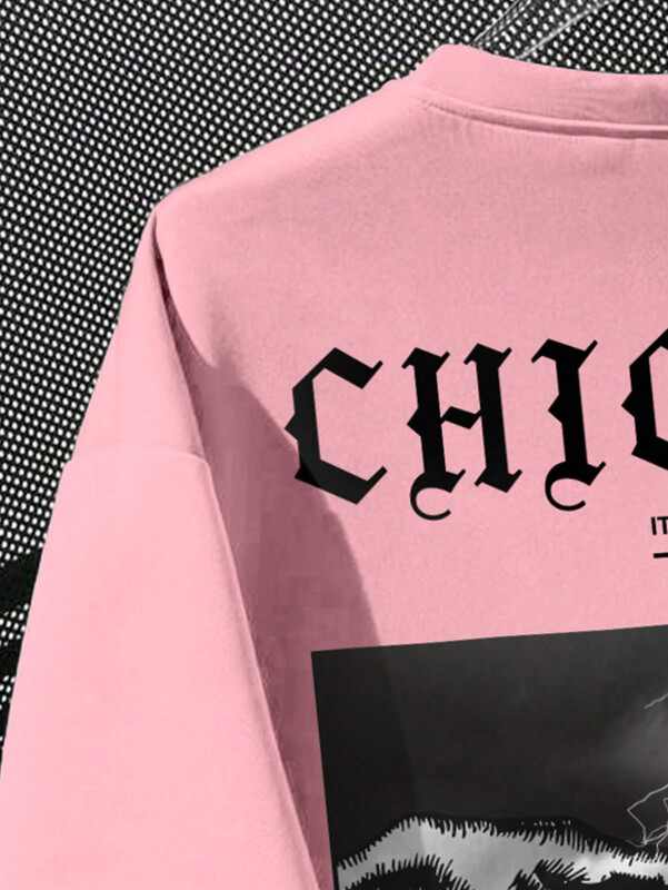 Rokas sauklis Grafisks kokvilnas T-krekls Vīriešu Luksusa Zīmols Mode Liela izmēra Tops Ikdienišķs Ielu apģērbs ar īsām piedurknēm Klasisks T-krekls ar apdruku S-4XL