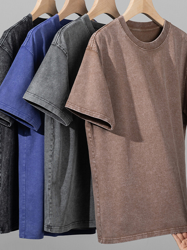 Vīriešu sieviešu mazgāti vintage T-krekli Ielu Hip Hop Retro Punk T krekls Harajuku Ikdienas kokvilnas īsām piedurknēm Pāra Tkrekli T-krekli