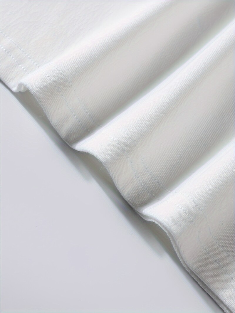 Muška majica kratkih rukava s okruglim izrezom i kratkim rukavima od 100% pamuka, ležerna sportska opuštena kroja