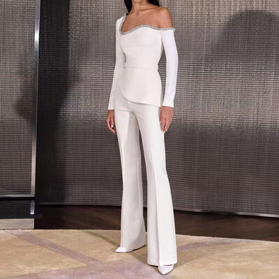 Pavasara un vasaras modes kombinezoni ar garām piedurknēm, sieviešu bikses, vienkārši eleganti rotaļu tērpi, 2025. gada solīdi, seksīgi sieviešu bodiji.