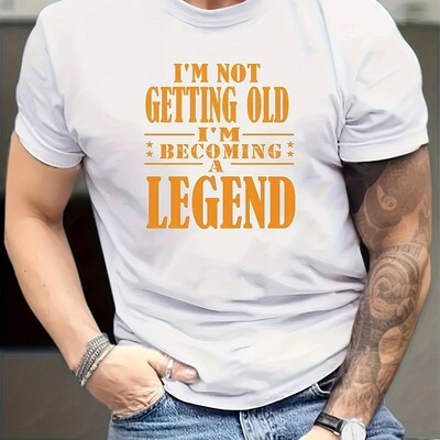 100% kokvilnas vīriešu lielizmēra T-krekls Drukāt Vīriešu grafiskā dizaina T-krekls ar apavu kakla izgriezumu Ikdienas Ērti T-krekli Vasaras vīriešu topiem