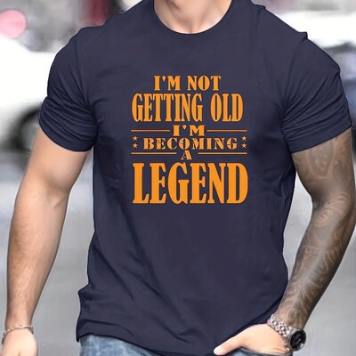 100% kokvilnas vīriešu lielizmēra T-krekls Drukāt Vīriešu grafiskā dizaina T-krekls ar apavu kakla izgriezumu Ikdienas Ērti T-krekli Vasaras vīriešu topiem