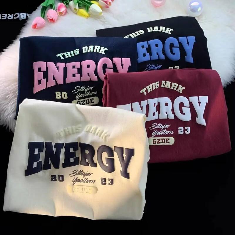 Американски стил Винтидж тениски с къс ръкав за мъже Лятна модерна марка Oversize Свободно горнище с половин ръкав за двойка