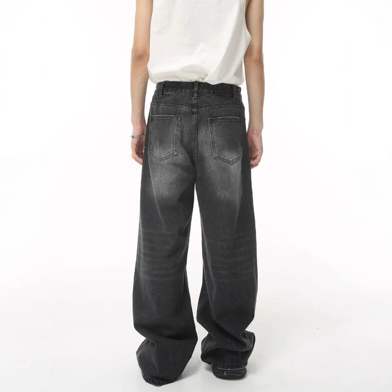 2024 Лято Нов стил Американски реколта Широки крачоли Влачещи свободни дънки Ежедневна сцена Трансгранична Бързо продаван горещ артикул