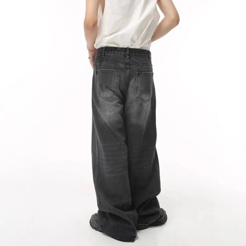 2024 Лято Нов стил Американски реколта Широки крачоли Влачещи свободни дънки Ежедневна сцена Трансгранична Бързо продаван горещ артикул