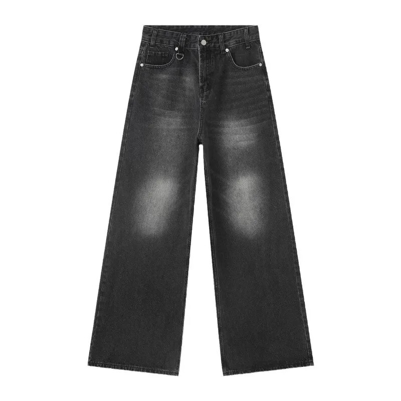 2024 Лято Нов стил Американски реколта Широки крачоли Влачещи свободни дънки Ежедневна сцена Трансгранична Бързо продаван горещ артикул