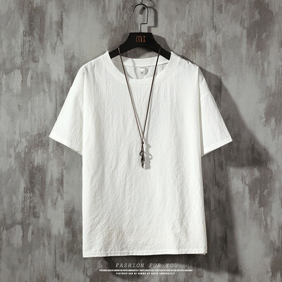 2024. gads. Pilnīgi jauns vīriešu T-krekls ar īsām piedurknēm vienkrāsains vīriešu T-krekli Brīvi ikdienišķs apakškrekls ar puspiedurknēm Vīriešu T krekli Topi T-krekli