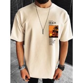 2024. gada vasaras vīriešu apdrukāta raksta kokvilnas T-krekls Modes Jauns brīvs Y2K Pāris Jautri T-krekls ar apdruku Ikdienas Ikdienas Liels T-krekls