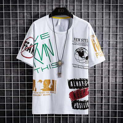 Vruće rasprodaja muške majice kratkih rukava Ljetna majica kratkih rukava 3d majica s grafikom i majicama s O-izrezom Široka odjeća za muškarce Novo 2023.