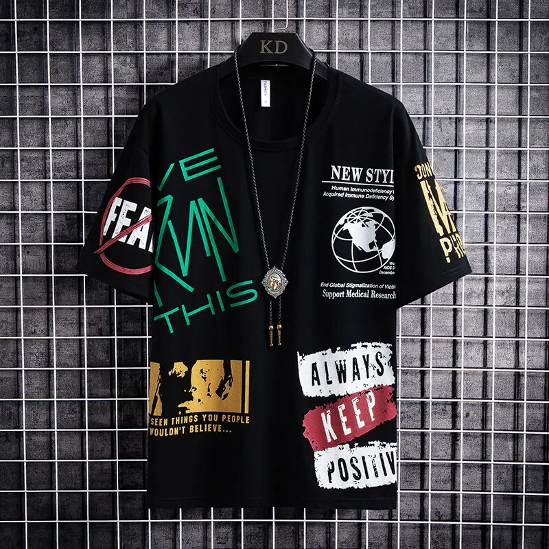 Vruće rasprodaja muške majice kratkih rukava Ljetna majica kratkih rukava 3d majica s grafikom i majicama s O-izrezom Široka odjeća za muškarce Novo 2023.