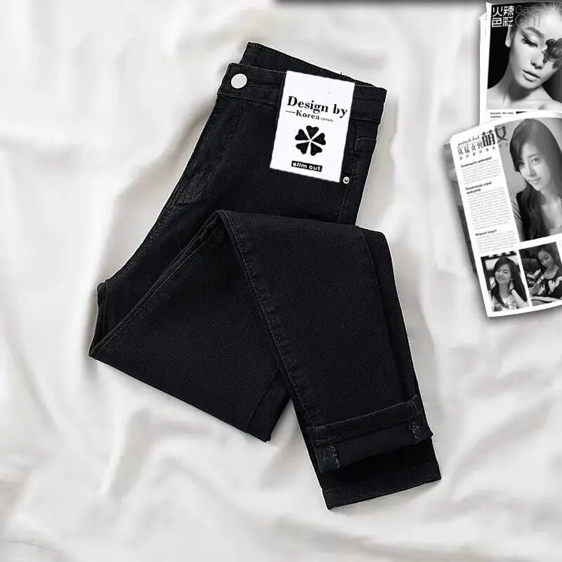 Ženske traperice visokog struka za mršavljenje, moderne uske traper hlače, proljetni novi stil