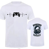 Vīriešu T-krekli Es tevi nedzirdu Es spēlēju Smieklīgs videospēļu humors Joks unisex T-krekls Videospēļu krekls ar īsām piedurknēm T-krekls