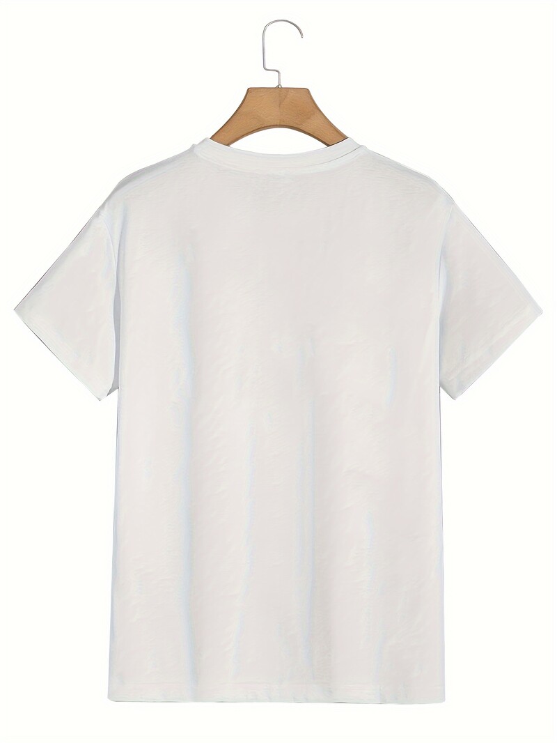 Suvised meeste 100% puhtast puuvillast vabaajaspordiga vabad pluss suuruses mis tahes kirjaga trükitud mugav ümarkaelusega lühikeste varrukatega T-särk