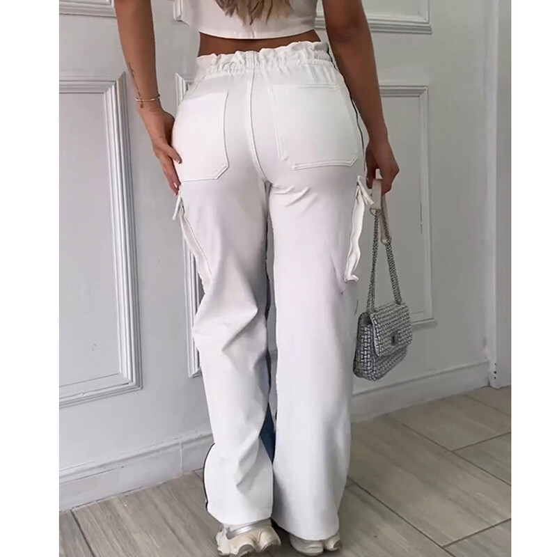 Sieviešu džinsi ar augstu jostasvietu, ikdienišķa stila džinsi.