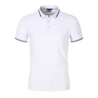 Vasaras jauns vīriešu polo krekls ikdienas džemperis ar īsām piedurknēm atloks T-krekls elpojošs vīriešu krekls modes ielas apģērbs S-4XL