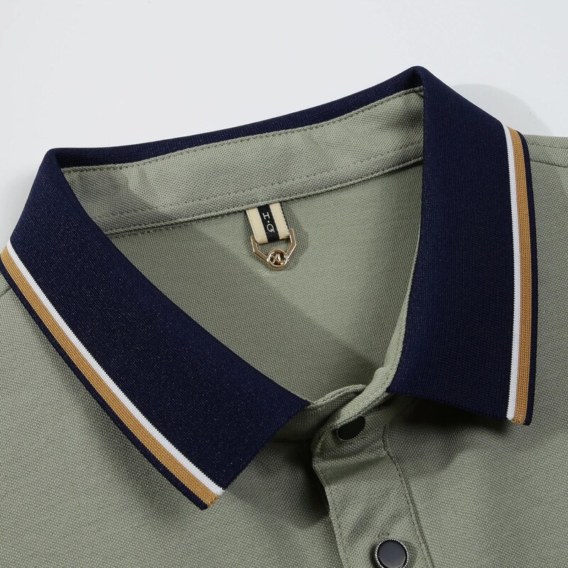 2024 Лятна мъжка тениска с поло за бизнес и свободно време 44% памук Мъжка нова мода за спорт и фитнес тениска с поло Топ тениска S-4XL