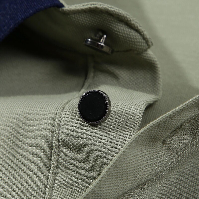 2024 Лятна мъжка тениска с поло за бизнес и свободно време 44% памук Мъжка нова мода за спорт и фитнес тениска с поло Топ тениска S-4XL