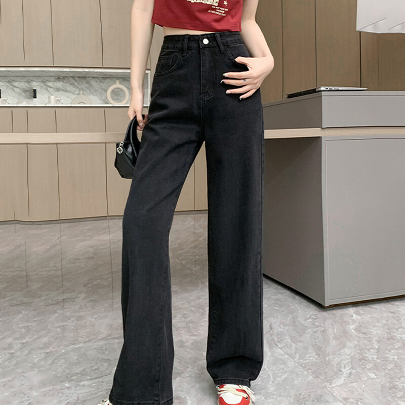 Teksapüksid, naiste pikad püksid, pikendatud korea trendikas valge kõrge kvaliteediga igapäevased klassikalised teksad Päris uued, naiste püksid