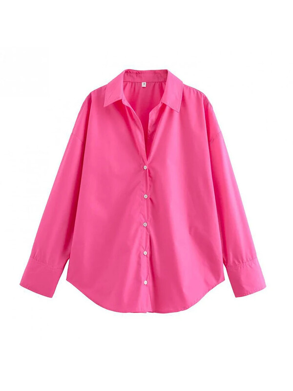 Modes sieviešu krekls ar vienrindām svītrām, brīvi sieviešu krekli ar pilnām piedurknēm 2025. gada pavasara jauns atloks, ikdienas kontrasta blūze