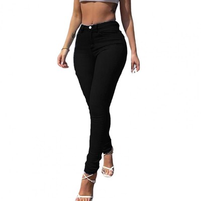 Šauras bikses Sieviešu džinsa bikses Seksīgas vidus jostasvietas Push Up Džinsi High Street elastīgas zīmuļa bikses pantalon pantalones de mujer