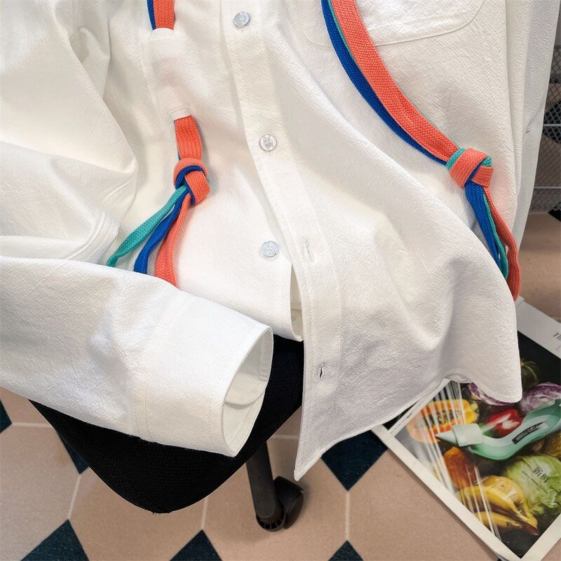 Jaunas nolaižamas apkakles modes blūzes ikdienas sieviešu kabatas topi Biroja dāmu pogas pavasara rudens sieviešu apģērbi ar garām piedurknēm