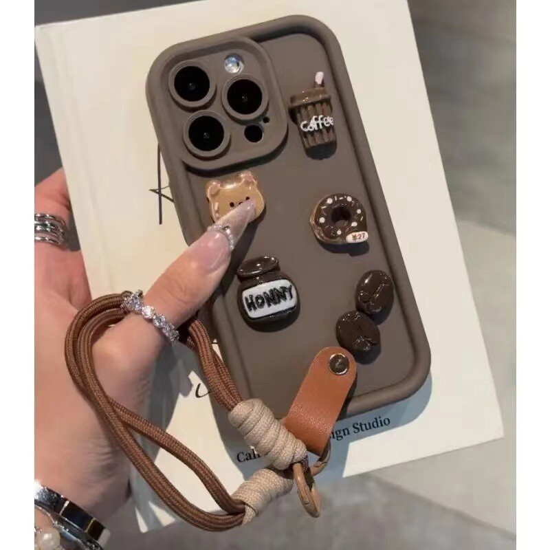 Piemērots Samsung A03s a51 trīsdimensiju lācītim a73s23 viss iekļauts s24ultra pretkritienam s21fe soft shell mobilā telefona maciņam