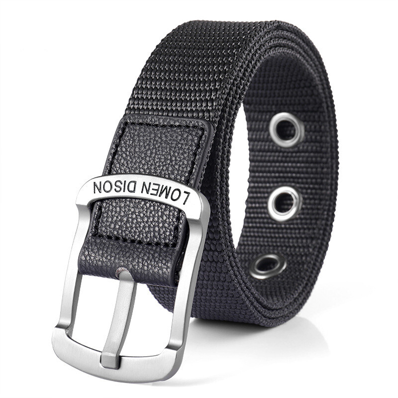 Luoman Disen катарама платнен колан мъжки и дамски колан студентски младежки корейски стил колан за панталон ежедневен бизнес колан от плат