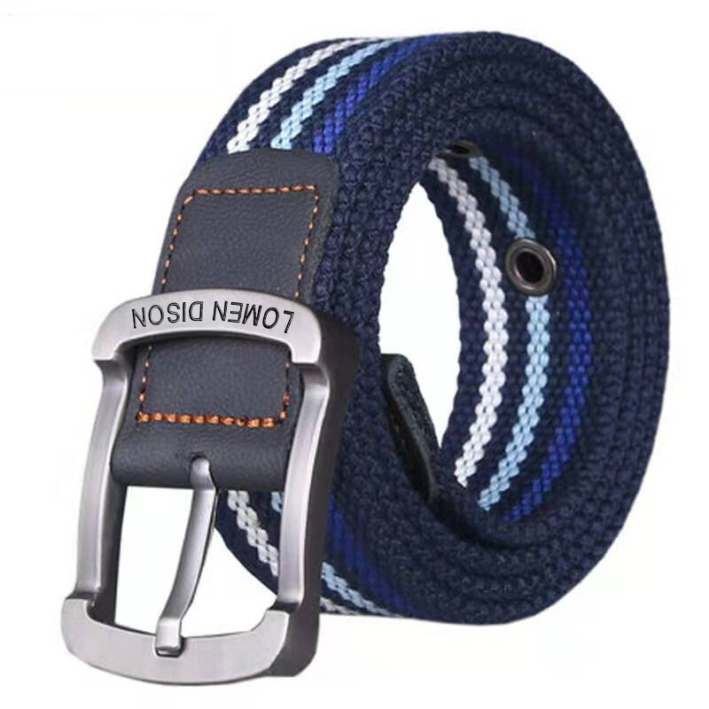Luoman Disen катарама платнен колан мъжки и дамски колан студентски младежки корейски стил колан за панталон ежедневен бизнес колан от плат