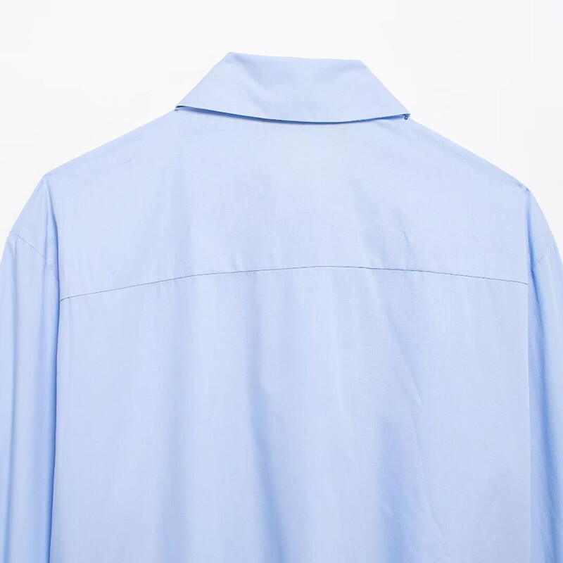 Дамска мода Willshela с диаманти, синя едноредна блуза, ретро деколте с дълги ръкави, женски шик дамски ризи