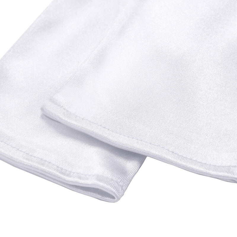 48cm Sieviešu satīna āķis Pirksts Gari bez pirkstiem Cimdi Retro stila Operas vakarkleita Aksesuāri Etiķete Augsta elastība