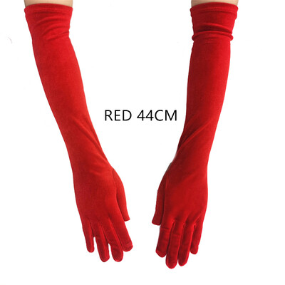 Daudzkrāsains 3 garumi cēls banketu stils sievietēm zelta samta gara vakariņu kleita cimdi melna silta elastīga braukšana pavasaris rudens BK