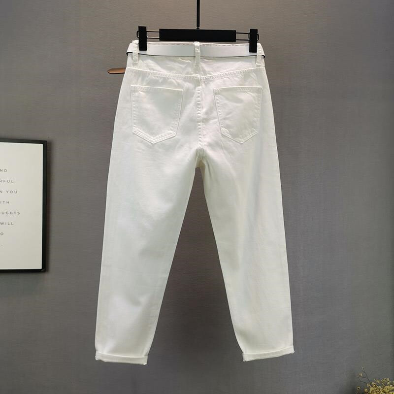 2024. gada jauna mode, pavasaris, vasara, korejiešu džinsi ar augstu vidukli. Sieviešu brīvas ikdienas Harun bikses Sieviešu džinsu bikses sievietēm