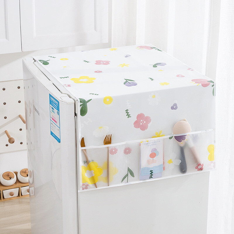 Šaldytuvo dulkių dangtelio laikymo pakabinamas maišelis vienduris dvigubų durų dulkių dangtelis laikymo maišelio laikymo maišelio dangtelis buityje