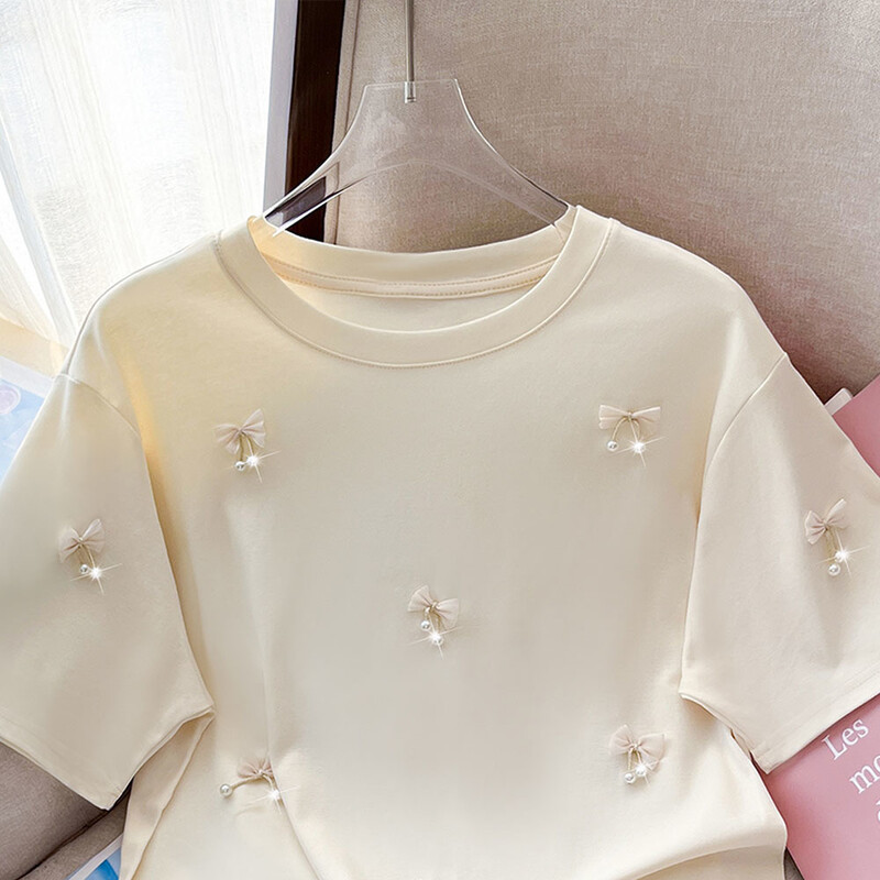 Magus roosa lühikeste varrukatega T-särk naiste suvistele šikk kaarnuki avaratele särkidele Naistele Armsad ühevärvilised topsid Naiste vabaajarõivad