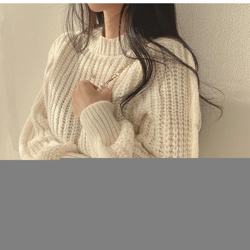 Vintage Lantern pikkade varrukatega sviiter naiste Korea sügistalvine kudum O kaelusega pullover Topid šikk mood soliidne naiste džemper