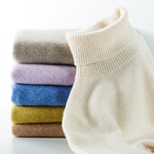 Kootud kampsunid Kašmiirist kampsun Naiste 100% meriinovillane kilpkaelus Moodne Pullover Talvesügis džemprid Top Naiste riided