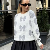 Sieviešu džemperis ar O veida kakla izgriezumu, džemperis Design Sense Niche Tops Rudens Ziemas Butterfly Rakstu Džemperis Modes Trikotāžas Top Streetwear