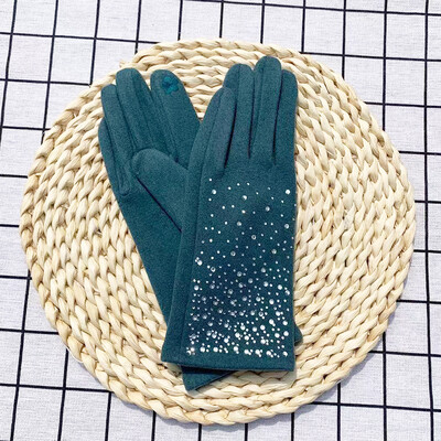 Mood Teemandid Kindad Naiste Vintage Talvine Puuteekraan Täis sõrmedega soe Tuulekindel Jalgrattasõit Autosõit Naiste Kindad Labakindad T41