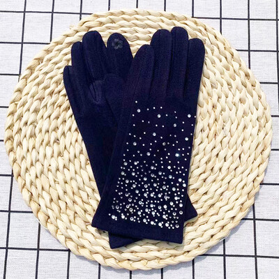 Mood Teemandid Kindad Naiste Vintage Talvine Puuteekraan Täis sõrmedega soe Tuulekindel Jalgrattasõit Autosõit Naiste Kindad Labakindad T41