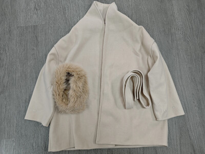 Korejiešu modes sievietēm jauns rudens ziemas daudzpusīgs Tvīda apmetnis brīvs mēteļa josta Augsta līmeņa aproču sajūta Apģērbs Ikdienas ielas apģērbs