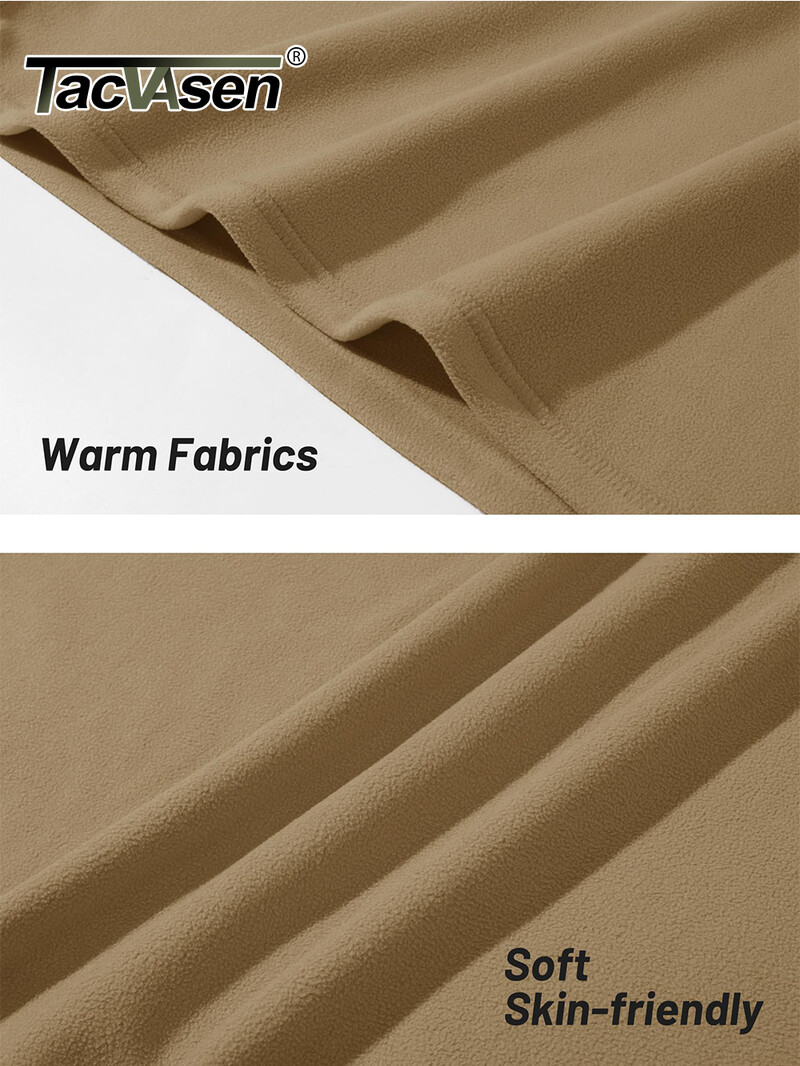 TACVASEN Pulover cu fermoar sfert Topuri pentru bărbați cu gât țesut din fleece Pulover ocazional calduros Atletism Alergare Sport Hanorac Cămăși