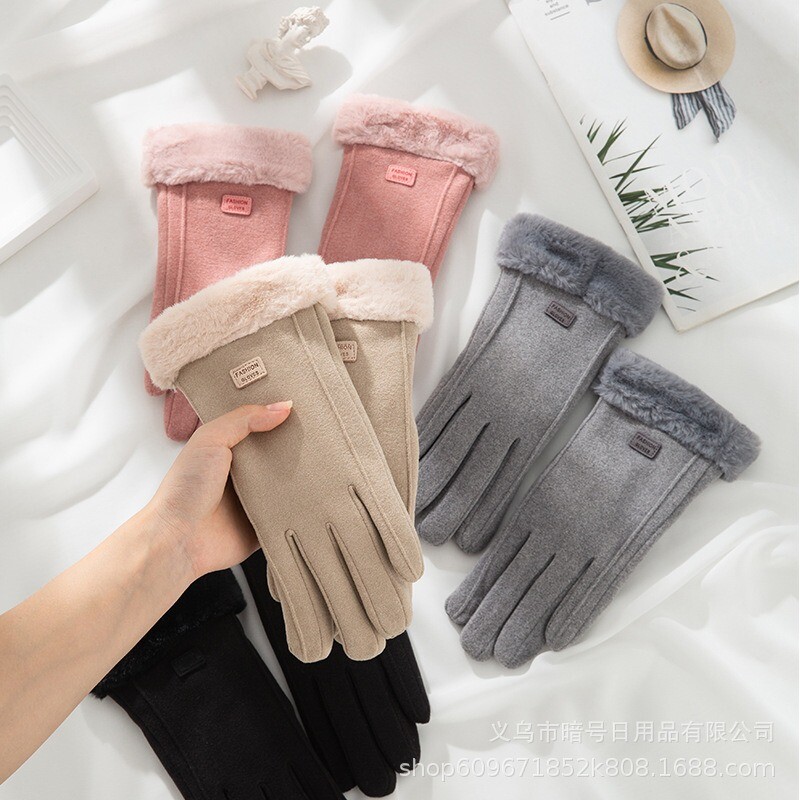 Jauni Cimdi Sieviešu Pieskārienu Cimdi Dūraiņi Sieviešu Ziemas Cimdi Thermal Meitenēm HST03