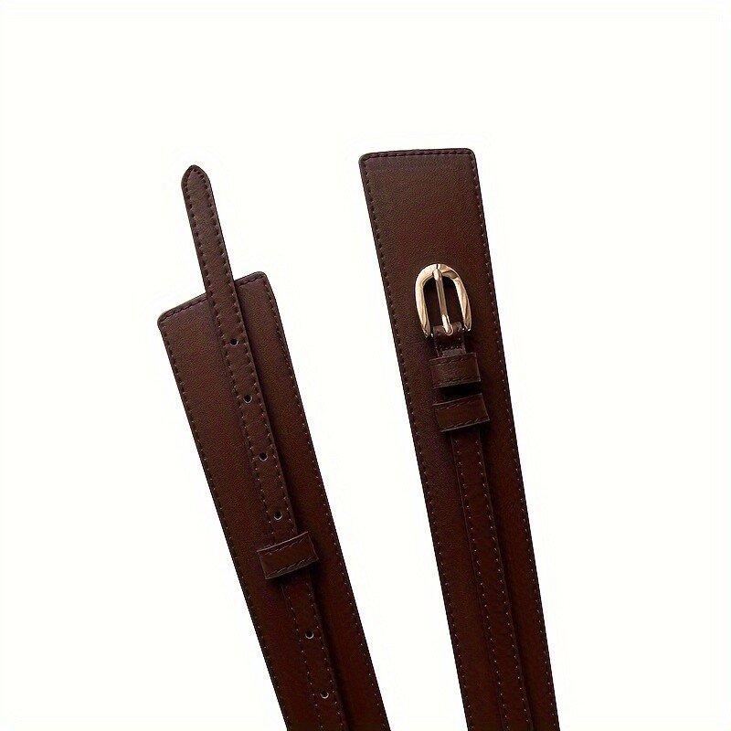 PU ādas noņemama josta, stilīga sprādze ar platu jostasvietu, vintage mēteļa kleitas josta sievietēm