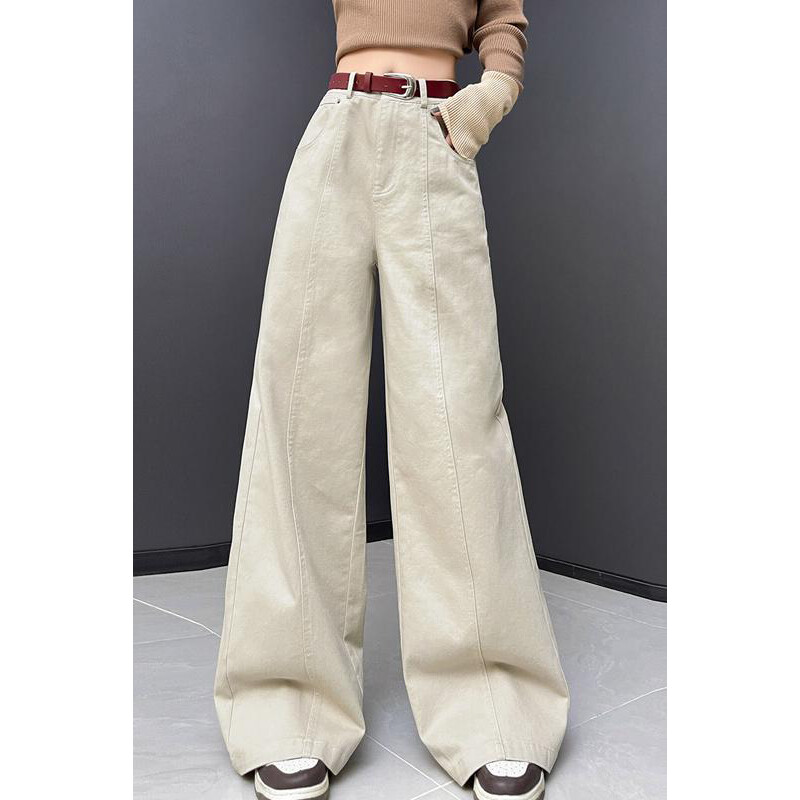 Sieviešu baggy bikses Y2K japāņu Harajuku estētiskā vienkāršā mode 2000. gadu ar augstu vidukli ar platām kājām retro bikses apģērbs 2025