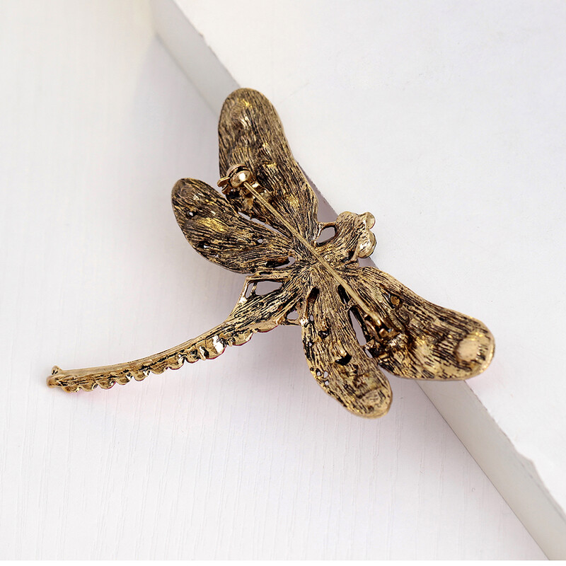 Kristāla vintage spāru saktas sievietēm Lielas kukaiņu saktas piespraudes Modes kleitas mēteļi aksesuāri jaukas rotaslietas