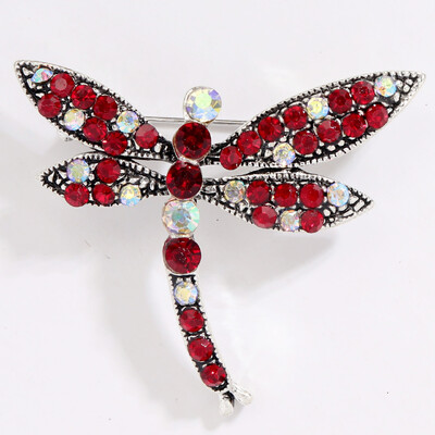 Eiropas un Amerikas kukaiņu piespraudes retro kristāla rhinestone spāru piespraudes rotaslietas sievietēm vīriešiem