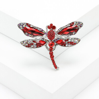 Rhinestone spāru saktas sievietēm Unisex kristāla stikls kukaiņu piespraudes banketu ballītei mugursoma Dāvanas rotaslietas aksesuāri